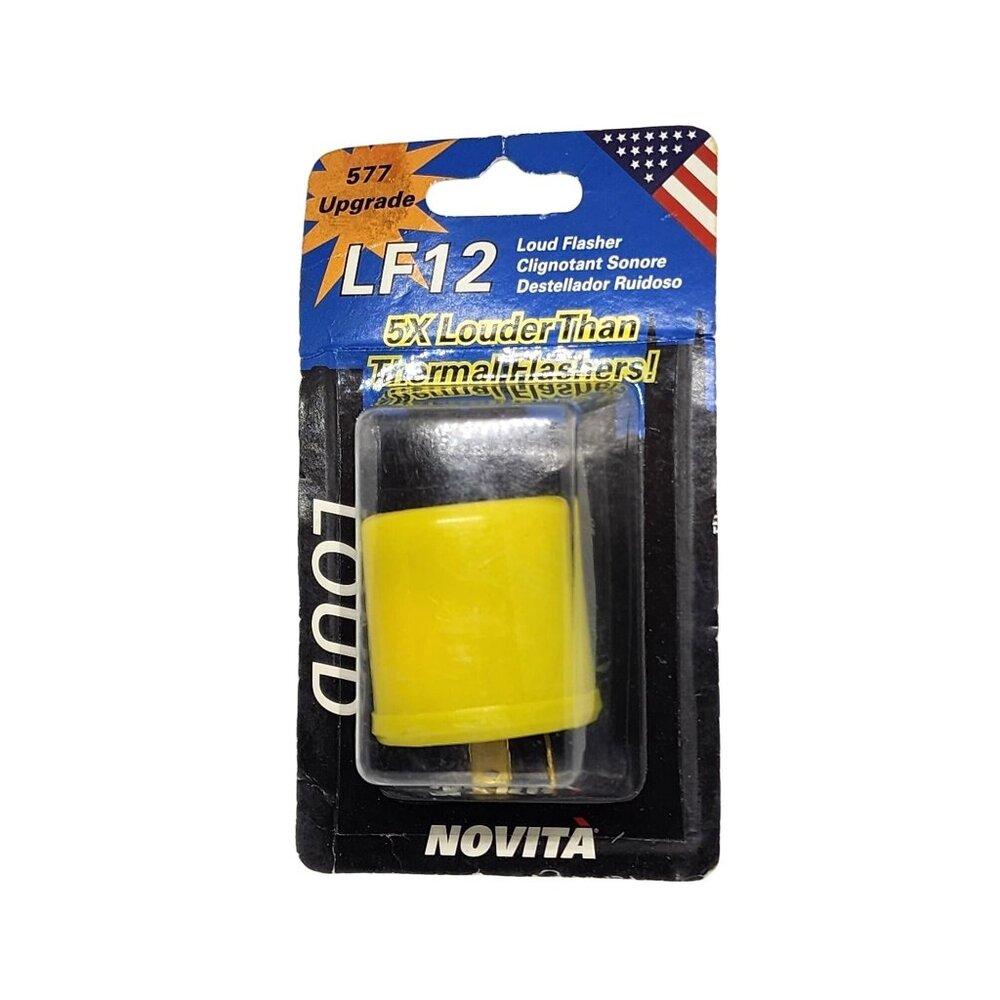 Novita LF12 Loud Flasher 5X Louder Turn Signal Flasher for Cars & Trucks DOT